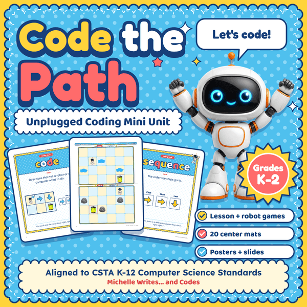 Code the Path, unplugged coding for K-2